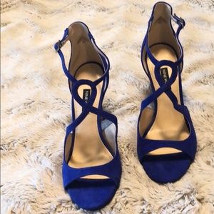 Nine West Royal Blue Heels